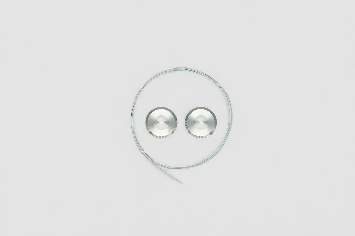Two O2C metal dials